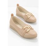 Bambi K01823020309 Nude Kadın Loafer Ayakkabı