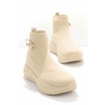 Bambi K01970080082 Nude Triko Kadın Sneaker