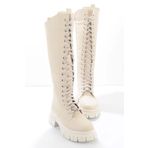 Bambi K03703046509 Bej Kadın Çizme