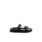 Bambi K04666014003 Siyah Leather Kadın Terlik