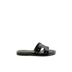 Bambi K04826053603 Siyah Leather Kadın Terlik