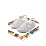 Bambi K05278204403 Beyaz Leather Kadın Sandalet