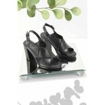 Bambi K05290032103 Siyah Leather Klasik Kadın Topuklu Ayakkabı