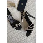 Bambi K05426195438 Siyah Kadın Abiye Ayakkabı