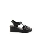 Bambi K05552000503 Siyah Leather Kadın Sandalet