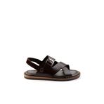 Bambi Kahve Leather Erkek Sandalet E05433071014