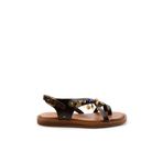 Bambi Kahve Leather Kadın Sandalet 03