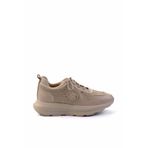 Bambi Krem Leather Kadın Sneaker K01480111103