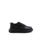 Bambi Siyah Hakiki Deri Erkek Sneaker E01080212403