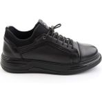 Bambi Siyah Hakiki Deri Erkek Sneaker E01080217043