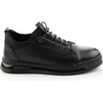 Bambi Siyah Hakiki Deri Erkek Sneaker E01080228543