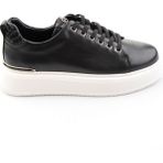 Bambi Siyah Hakiki Deri Erkek Sneaker E01398070943
