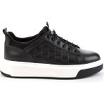 Bambi Siyah Hakiki Deri Erkek Sneaker E01401021343