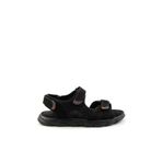 Bambi Siyah Leather Erkek Sandalet 01