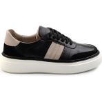 Bambi Siyah Leather Erkek Sneaker E01304513843