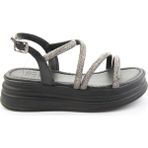 Bambi Siyah Platin Kadın Sandalet K05404066087 - Siyah - Platin