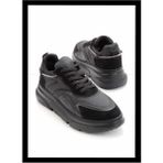 Bambi Siyah Siyah Paraşüt Kadın Sneaker K01791070367 - Siyah - Siyah