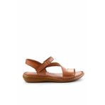 Bambi Taba Leather Kadın Sandalet 03