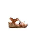 Bambi Taba Leather Kadın Sandalet K05552006003