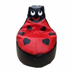 Bambi Toys Deri Uğur Böceği 67x60x25 cm Armut Koltuk