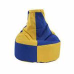 Bambi Toys Sarı Lacivert Denye 67x60x25 cm Armut Koltuk