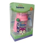 Bambino 250 ml 6+ Ay Pembe Kulplu Alıştırma Bardağı