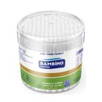 Bambino Cotton Kare 200'lü Pamuklu Kulak Çubuğu