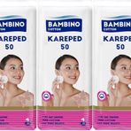 Bambino Cotton Kare 50x3 Adet Makyaj ve Bebek Temizleme Pamuğu