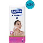 Bambino Cotton Kare 50x36 Adet Makyaj ve Bebek Temizleme Pamuğu