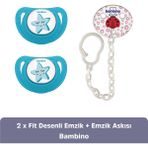 Bambino Fit Emzik Seti - No:2 - 6 - 18 Ay - Beyaz