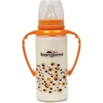 Bambino Kulplu Turuncu 125 ml Cam Biberon