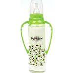 Bambino Kulplu Yeşil 225 ml Cam Biberon
