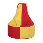 Bambitoys Sarı ve Kırmızı Armut Koltuk Boy Denye 67x60x25 Cm Sarı Kırmızı