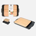 Bamboo 37.5x24x3.5 cm Hazneli Bambu Kesme Tahtası