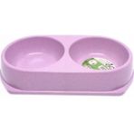 Bamboo Mor 450 ML İkili Mama ve Su Kabı BO-3037Z x 2