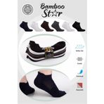 bamboo star Erkek Havlu Patik Çorap, Spor, Antibakteriyel ,Esnek,Dikişsiz Asorti 6lı Premium Çorap
