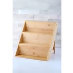 Bambu 3 Katlı Katlanır Ayaklı Baharatlık Standı Çekmece İçi Baharatlık Standı, Bambu Organizer