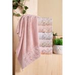 Bambu 30x50 cm Süzine Bürümcük 3 D Nakışlı 6 lı Mutfak Havlusu (pembe)