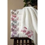 Bambu 50x90 cm Süzine Nakışlı 6 lı Kutulu El Yüz Havlusu (ekru)