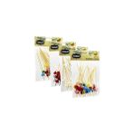 Bambu 55 Parça Mega Set ;bambu 24 Parça Çatal Kaşık Bıçak SETİ+MAŞA+6AD. Ölçek Baharat Kaşığı+24 Ad. Kokteyl Kürdan Seti - Option-1
