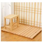 Bambu Ahşap Banyo Paspası Kaymaz Banyo Spa Ev Özelleştirilebilir Boyutu 80x100cm/31x39in