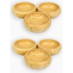 Bambu Ahşap Sosluk ve Çerezlik 10 cm 6'lı Set - Stadart