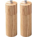 Bambu Ahşap Tuz Karabiber Öğütücü Seti 16 Cm, 2 Adet - Seçenek 1