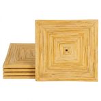 Bambu Amerikan Servisi 35 cm x 35 cm 4 lü Set