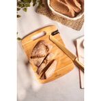 Bambu Argus Bileyicili Kesme Tahtası, 23X30 Cm, Şık ve Kullanışlı Mutfak Gereci - Ahşap - Ceviz - Seçenek 1