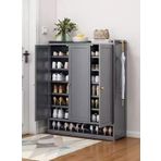 Bambu Ayakkabı Dolabı Nefes Ayakkabı DepolamaŞık Ayakkabı Raf Giriş için Oturma Odası Koridor90x32x110cm Uzay Tasarrufu Tasarım Modern Ev Mobilyaları