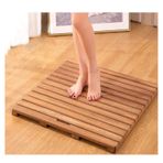Bambu Banyo Paspası Ev Banyo ve Açık Duş Ahşap Su Geçirmez Ördek Tahtası Özelleştirilebilir Boyutu 40x70cm