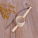 Bambu Çay Süzgeç Demlik Mutfak Filtre Mesh Kullanışlı El Yapımı Kevgir B85C (Yurt Dışından) - Renkli - çay seti