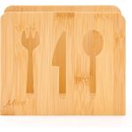 Bambu Dik Peçetelik - Kahverengi - 14 cm - Çok Renkli - TEK EBAT