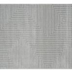 Bambu Dokulu Modern Sık Dokuma Yolluk Makine Halısı, Gri, 120X200, 597A